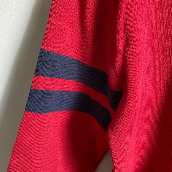 Guess Red Tag Men's Full Zip Long Sleeve Sweater Jacket Burgundy Size Medium - Picture 5 of 14